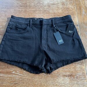 Kut from the Kloth Women's Black Jean Shorts